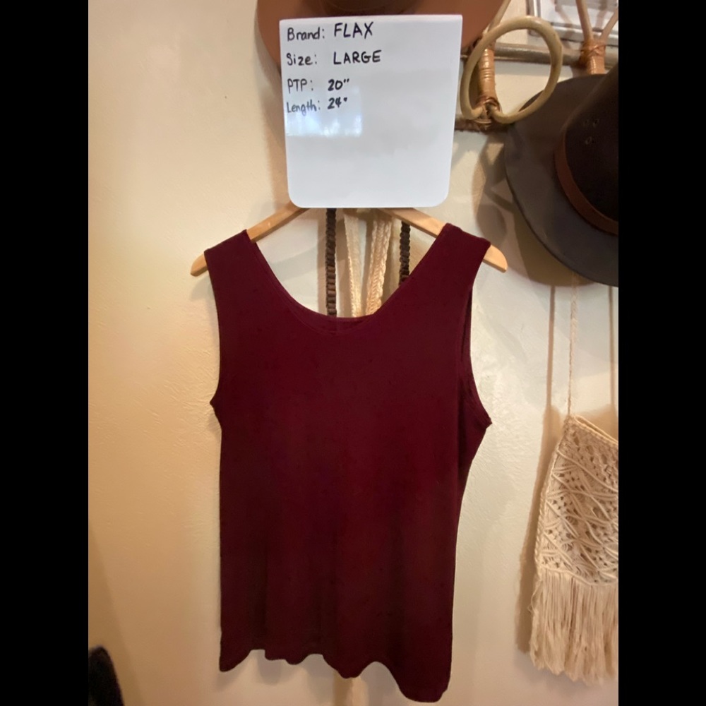 FLAX cami tank top undershirt